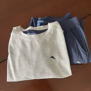 Men’s 2 piece Tommy Bahama  PJ’s XL Navy/ Gray